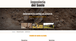 Desktop Screenshot of ingenieriadelsuelo.com