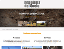 Tablet Screenshot of ingenieriadelsuelo.com